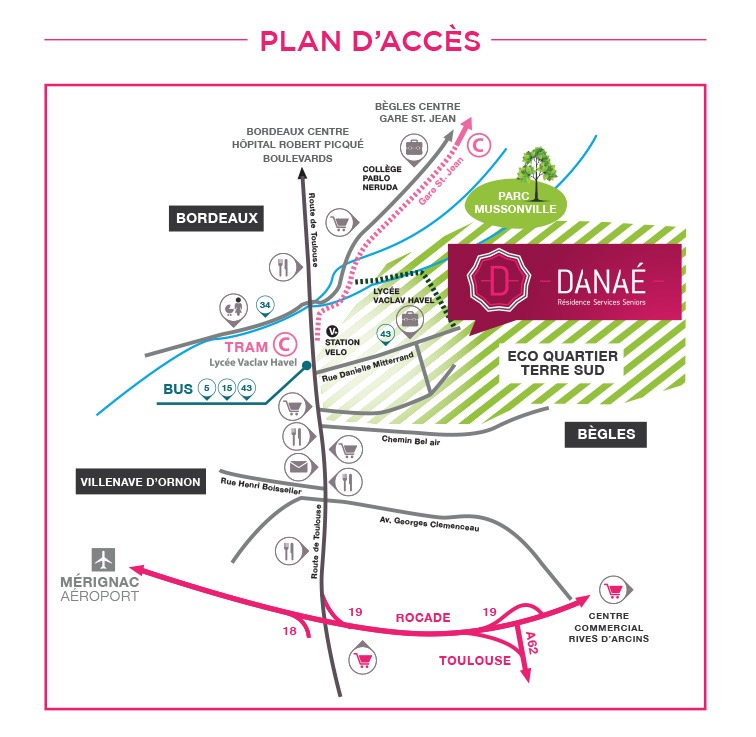 plan-acces-begles-danae-residenc
