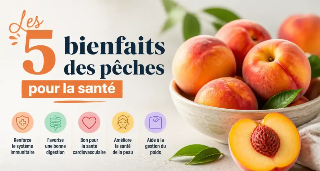 Les 5 bienfaits des pêches pour la santé