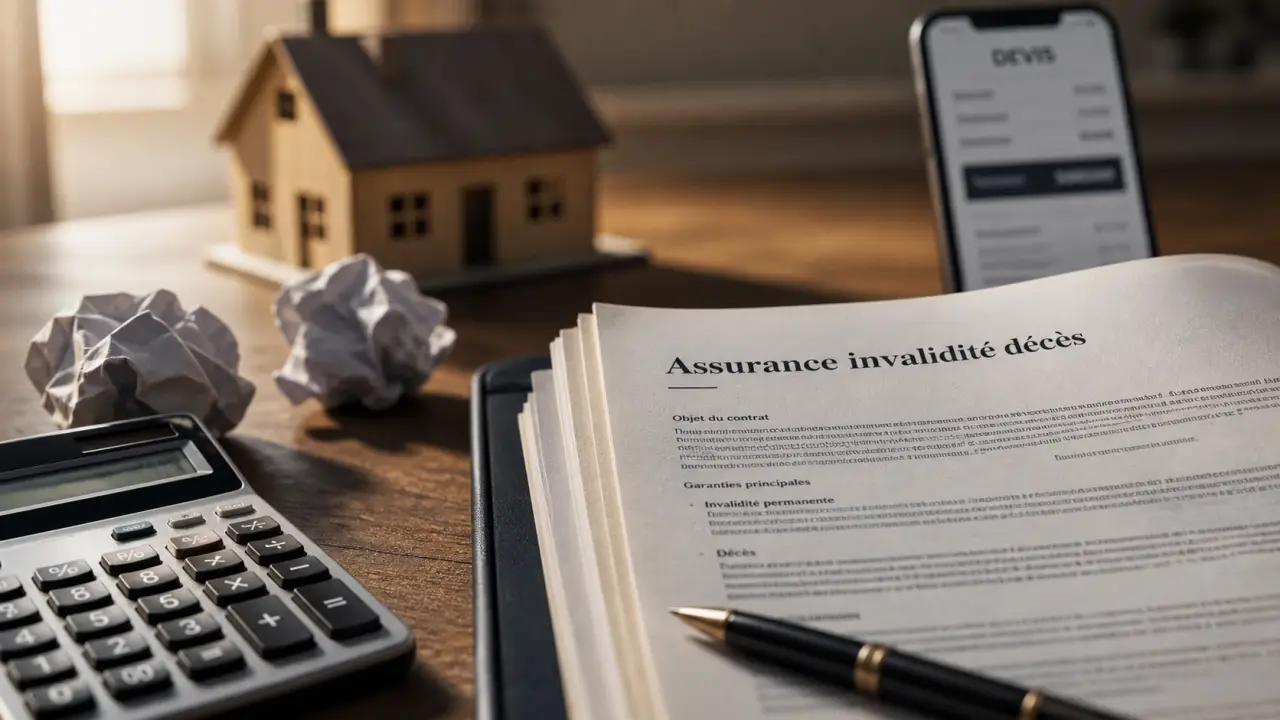 assurance invalidite deces : capital et PTIA pour prêt immobilier