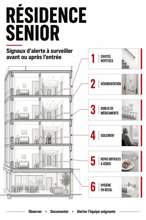 Danger résidence senior : signaux d’alerte avant de signer ou de rester