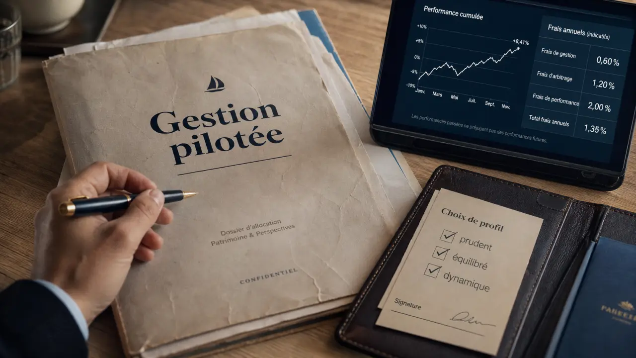 Meilleur assurance vie gestion pilotée : ETF, profils et frais à comparer