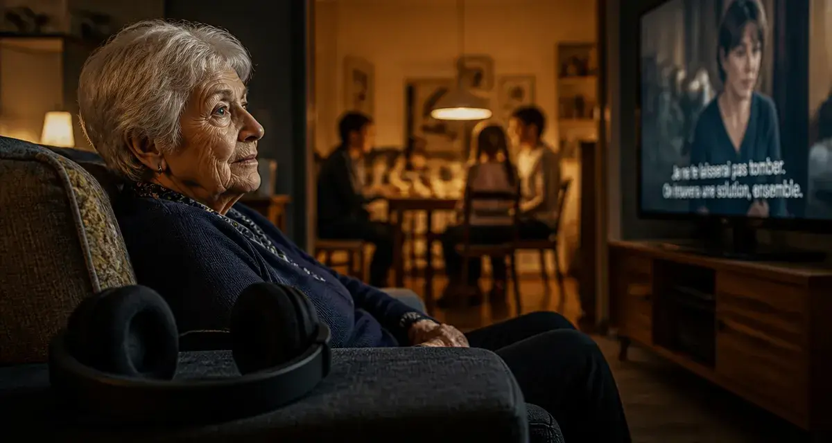 Meilleur casque tv senior : écoute claire avec sous-titres sans monter le volume