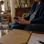 Accompagnement personne âgée avec aide à domicile et préparation de repas