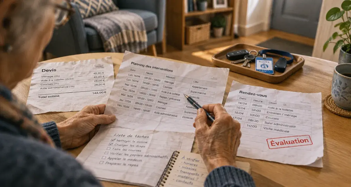 Choisir agence aide domicile : devis, planning et évaluation à domicile