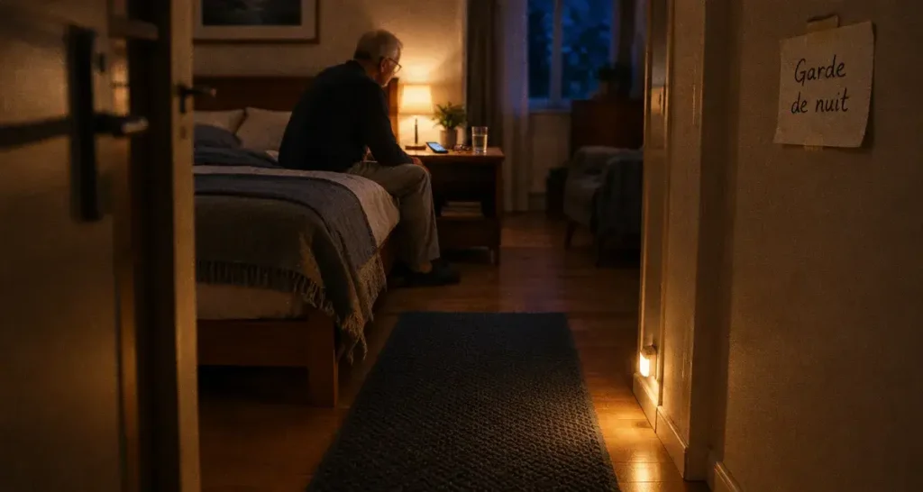 Garde de nuit senior : sécuriser les nuits sans retirer l’autonomie
